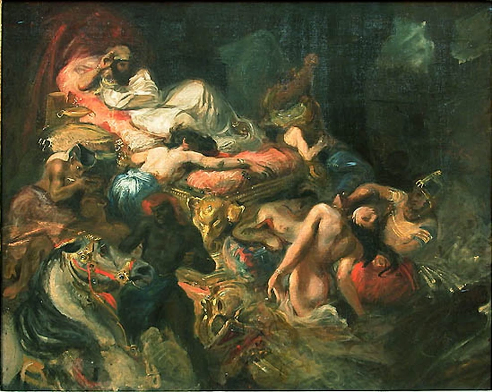 Morte di Sardanapale - Museo del Louvre, Parigi